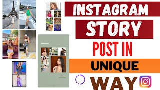 Unique Instagram story Idea | Story idea with multiple photos 2023