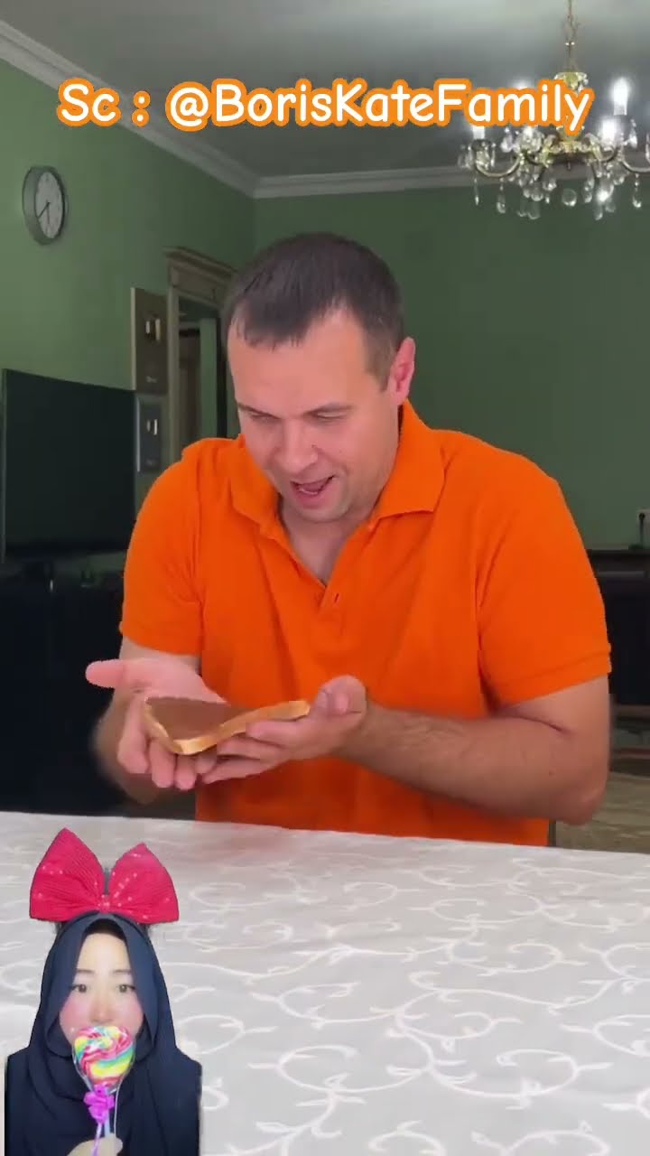 ROTI MAMA DI REBUT PAPA ⁉️ Mama auto marah dan ending nya …? @BorisKateFamily #shorts #funny