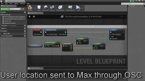 Unreal Engine VR and OSC Test