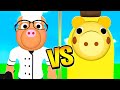 ROBLOX PIGGY CHEF PONY VS BANANA PIGGY! (Roblox Piggy RP)