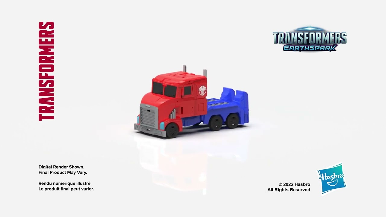 Transformers EarthSpark Spin Changer - Optimus Prime and Robby Malto Figure
