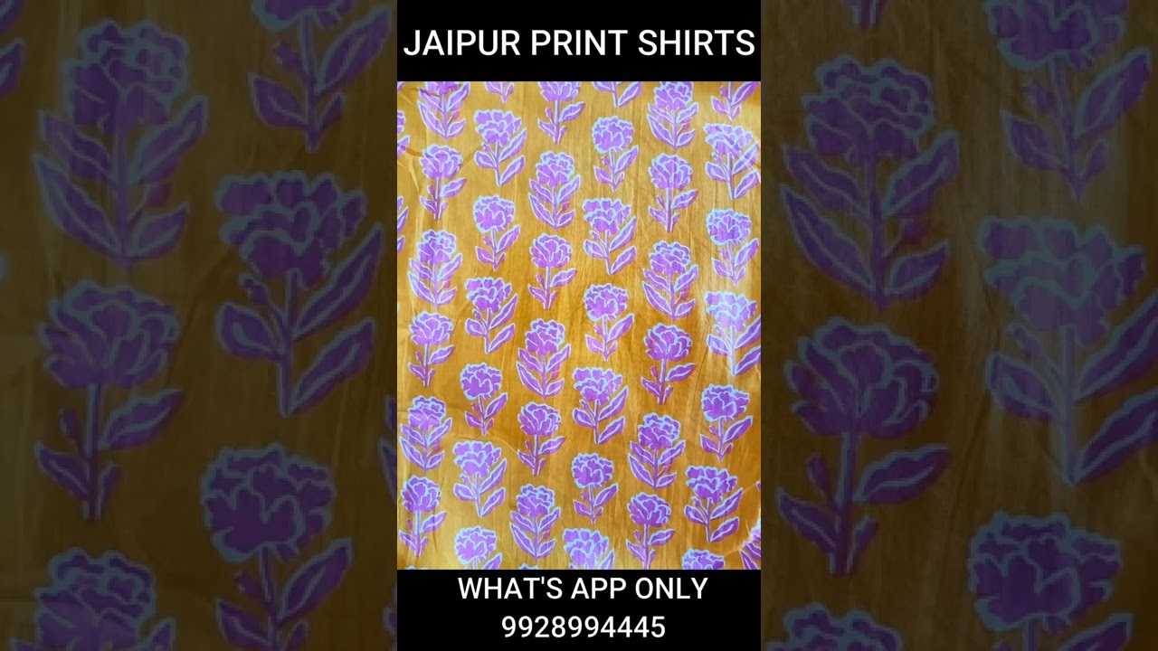 jaipur print shirts | 