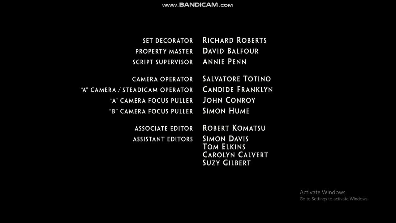 The Da Vinci Code End Credits 2006 - YouTube