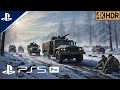 (PS5) German Convoy Destroyed | Realistic ULTRA Graphics Gameplay [4K 60FPS HDR] Call of Duty