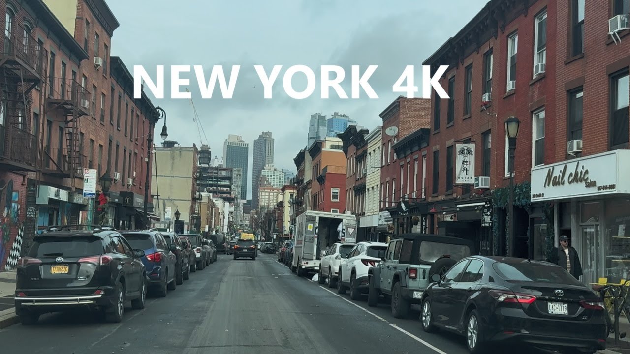 4K New York - Driving tour of Brooklyn ( Union Street & Smith Street ) - Jan 9, 2025