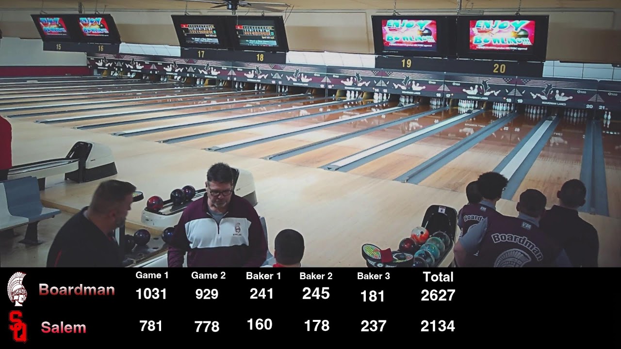 Boardman Spartans vs Salem Quakers Bowling (Varsity Boys) 1/5/2026