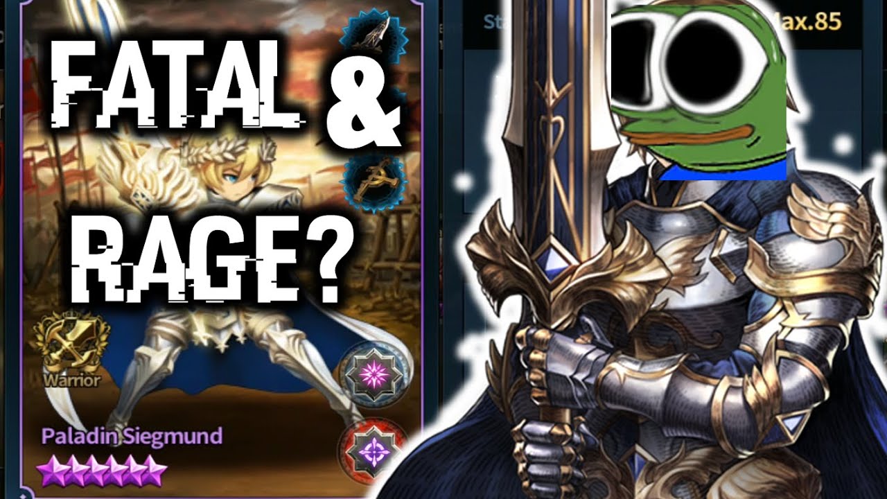 Siegmund With Fatal & Rage Runes?!? | Brown Dust - YouTube