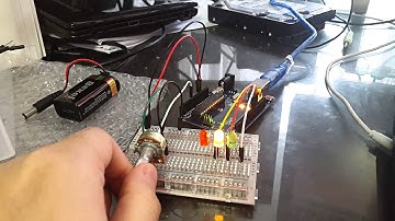 아두이노 가변저항으로 LED켜기