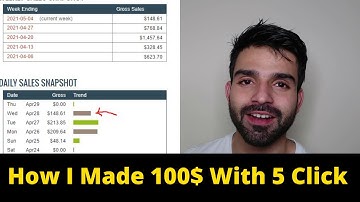 How I made 100$ with 5 clicks: Clickbank Affiliate Marketing Case Study (Everything Revealed)