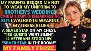 My Parents Begged Me to Hide My Uniform at My Brother's Wedding - Then 12 Veterans Stood Up