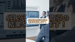6月25日の株式取引結果報告📈　#株式投資　#株初心者　#デイトレ　#三菱地所　#メタプラネット　#良品計画