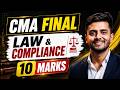 Law & Compliance Full Marathon 🔥 CMA Final | Complete Revision for June & Dec 2026