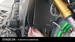 Fitting Guide Evotech Radiator Guard Kawasaki Z1100 2026