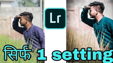 Hidden  trick only one setting photo edited automatically 🔥lightroom editing #GSmehraEditz
