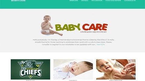 Baby Care System in PHP/MySQLi with Full Source Code