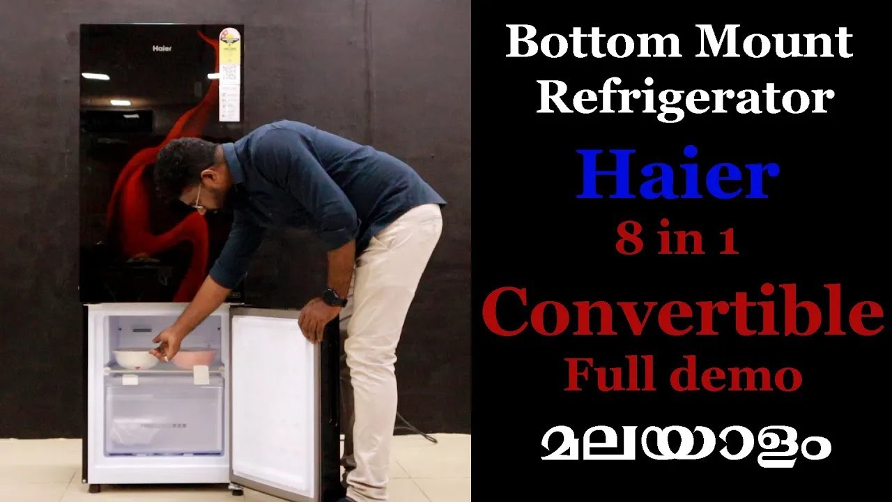 Haier Bottom  FRIDGE FREEZER TEMPERATURE SETTING MALAYALAM 