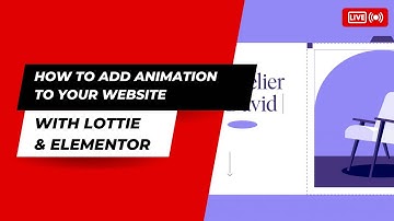 How to add animation to your website with Lottie & Elementor