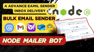 Advanced Bulk Email Sender Bot | 100% Inbox Delivery | Node.js Mailer Automation 2025