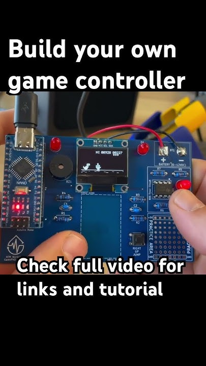 DIY Video Game Controller! #arduinoproject #arduinonano #soldering ...