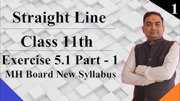 Straight line Exercise 5.1 Class 11th Part 1
