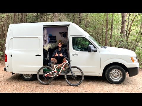 van-tour-|-home-destroyed-by-fire,-moves-into-van!-(nissan-nv2500-tiny-home-conversion)