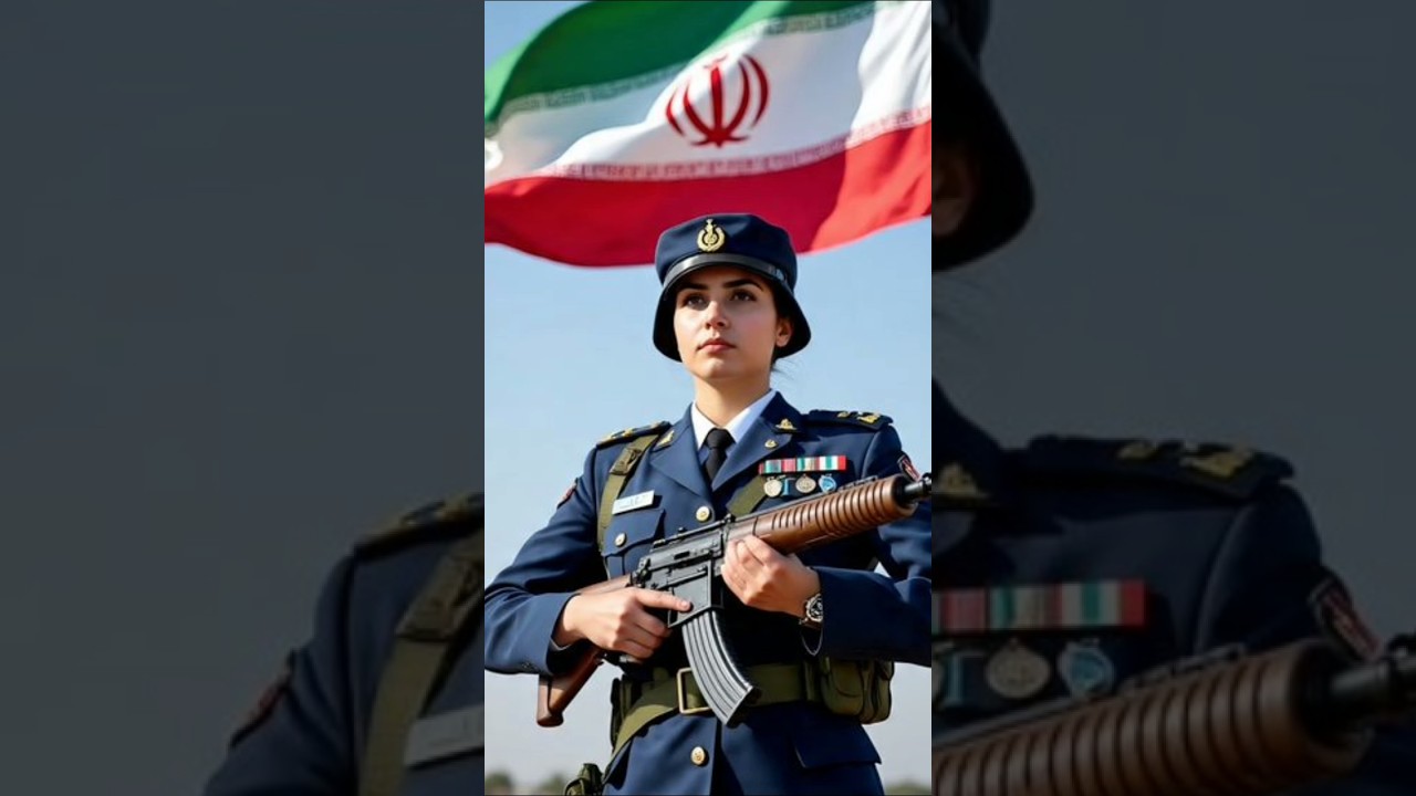 Iran Female soldiers #trendingnow2025 #militaryofficer #womenmilitary #iranisraelwar