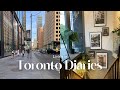 Living in toronto diaries breakfast with friends cafes and gelato chill days nature walks vlog