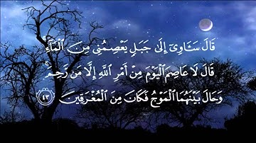 تلاوة عطرة مع الشيخ يوسف أبكر مؤثر جدا (يا بني اركب معنا )