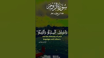 ومن آياته خلق السماوات والأرض واختلاف ألسنتكم وألوانكم |  صلاح بو خاطر