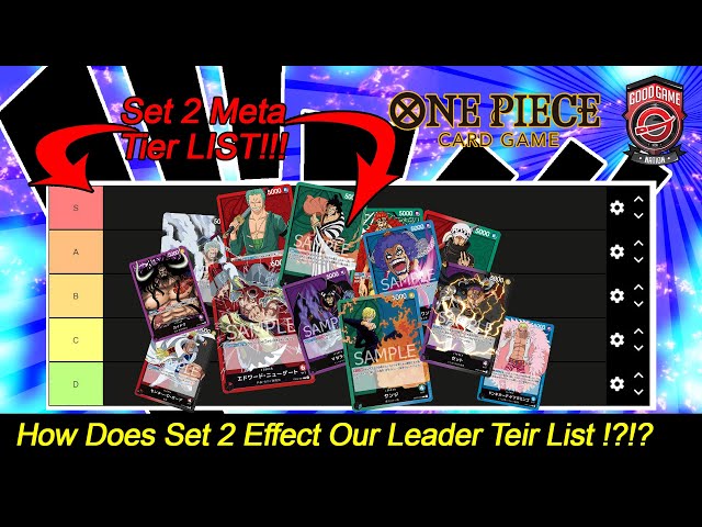 one piece card game leader tier list One Piece Card Game Tier Lists - Best Decks for July 2026