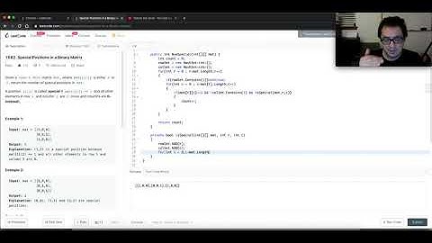 1582. Special Positions in a Binary Matrix