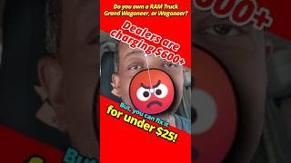 BROKEN SUN VISOR Repair for RAM Truck, Wagoneer, and Grand Wagoneer