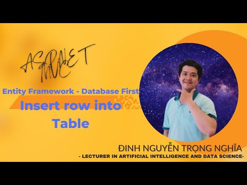 Video: Làm cách nào để thêm một bảng mới vào Entity Framework?