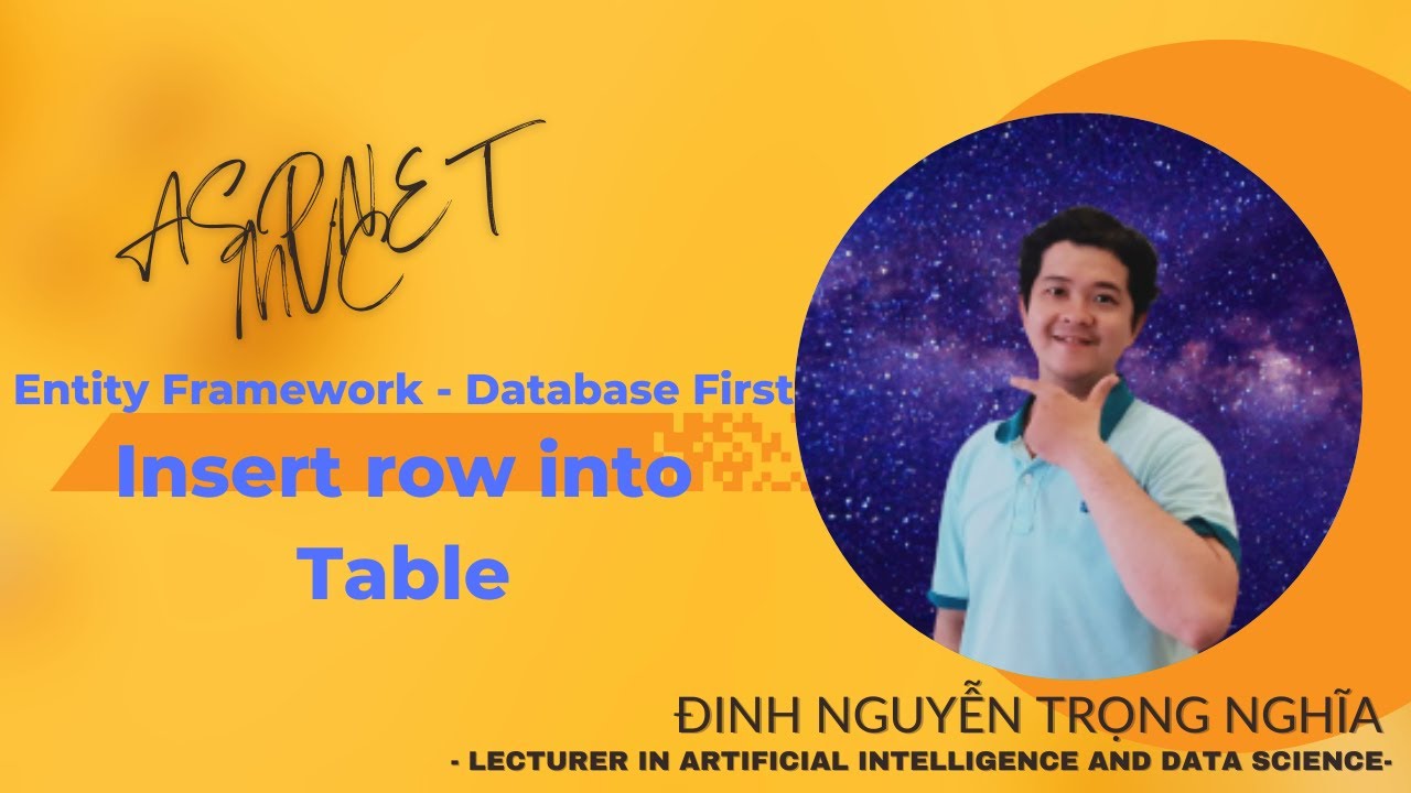 Entity Framework - Database First - Thêm dòng mới vào bảng - YouTube