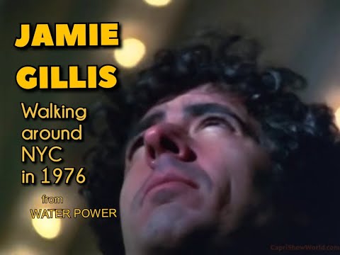 Jamie Gillis walking around New York in 1976 - from the film WATER POWER