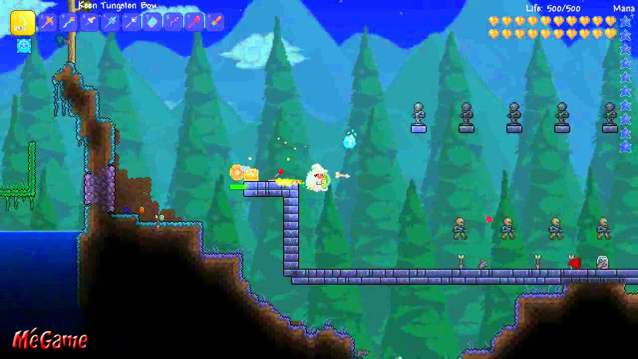 Terraria Weapon Guide Tungsten Bow YouTube