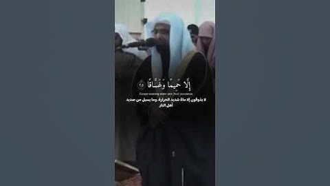 ﴿ إِنَّ يَوْمَ الْفَصْلِ كَانَ مِيقَاتًا﴾ ماتيسر من سورة النبأ | ناصر القطامي