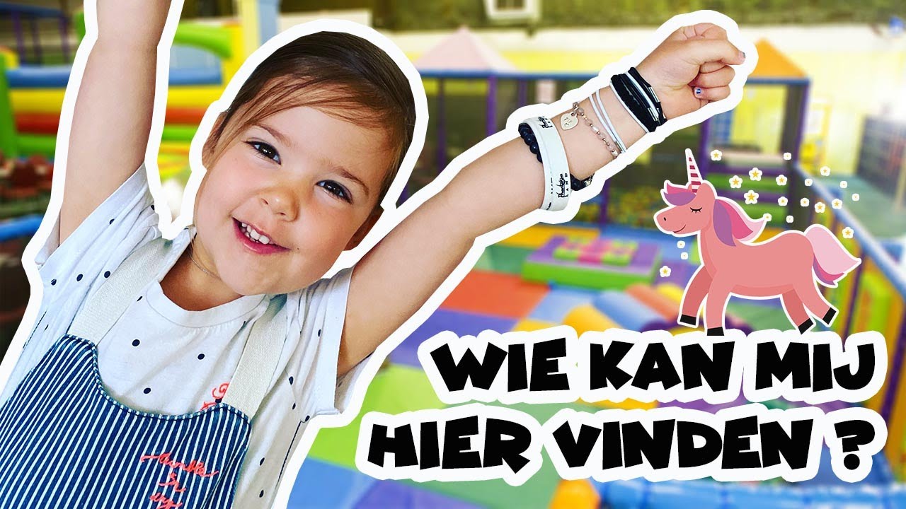 VERSTOPPERTJE IN EEN GESLOTEN INDOORSPEELTUIN !!