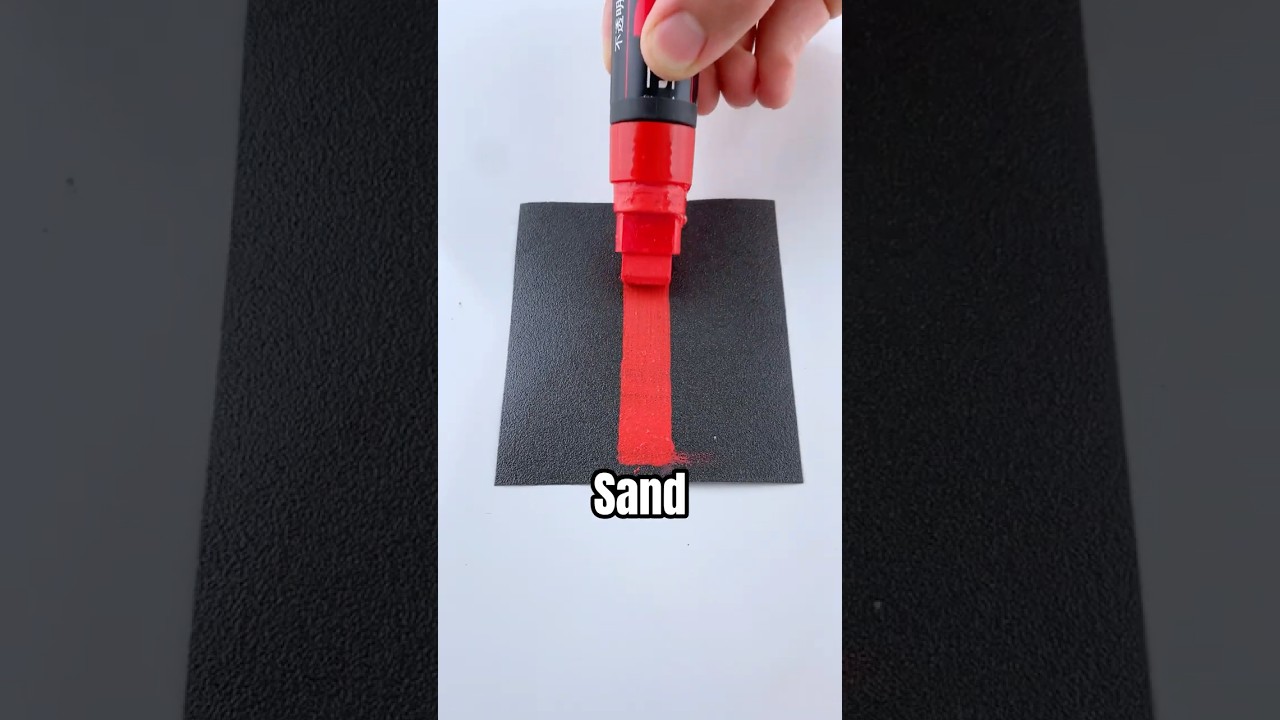 Drawing, But On Sand Paper! (