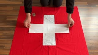Information Sewing The Switzerland Flag | Traditionally Made  Update
