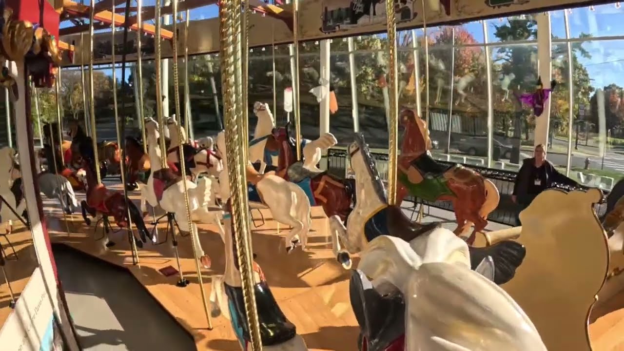 My second last ride on the Euclid Beach Park Carousel