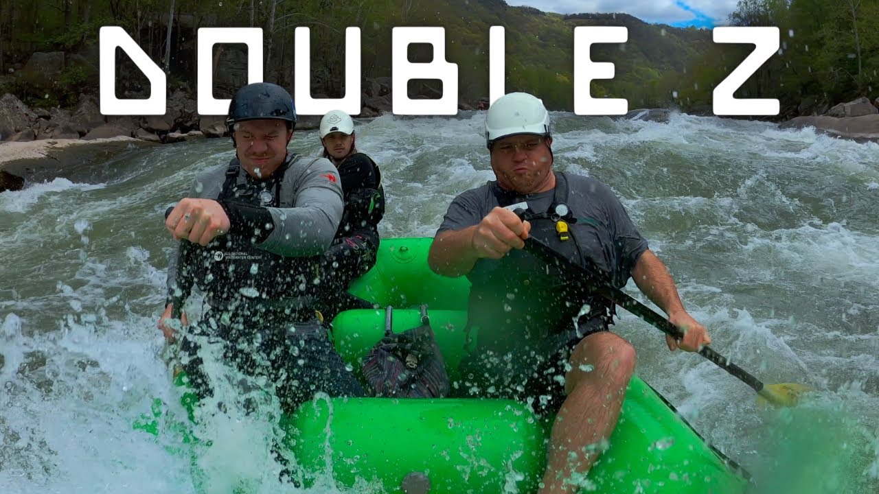 Double Z rapid at 4 feet | Class IV - New River Gorge