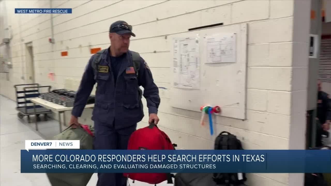 More Colorado Task Force 1 crews deploy to Texas to help with recovery efforts
