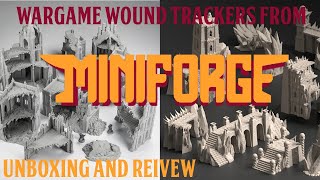 Celebrity Wargaming Wound Trackers - Miniforge Unboxing and Review Profile