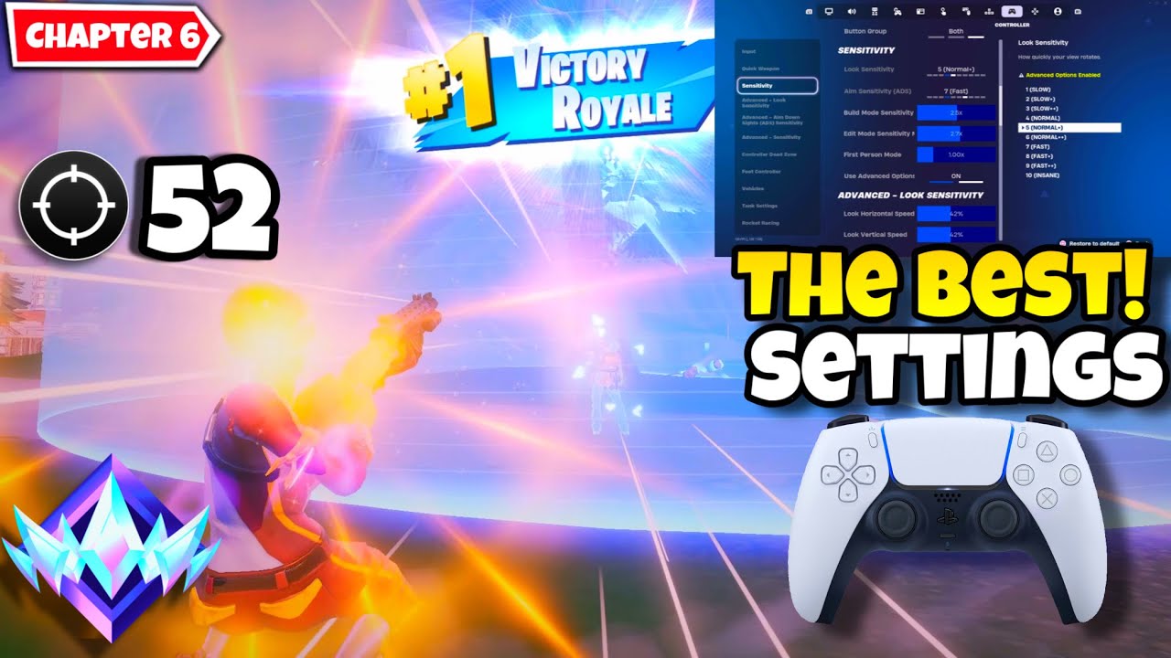 Best Controller Settings for AIMBOT🎯🎮( CHAPTER 6 ) Ranked Reload (PS4 ...