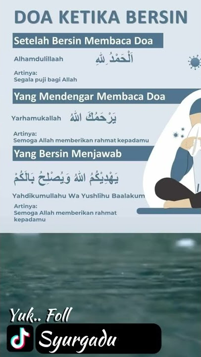 doa ketika bersin