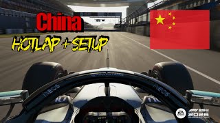 F1 26 DLC CHINA HOTLAP + SETUP - [1:32.741] - NO ASSISTS