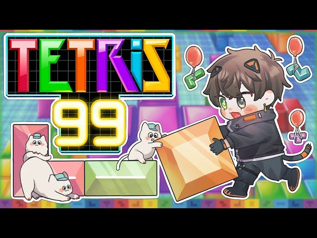 TETRIS GAMING TIME【TETRIS 99】【NIJISANJI EN | Alban Knox】のサムネイル