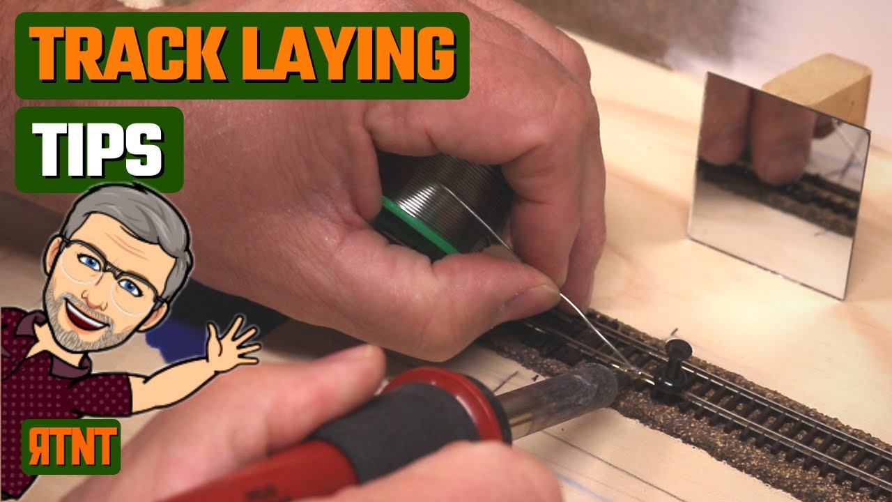 Laying Track on a Model Railroad
