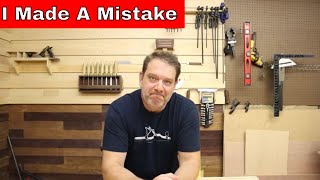I Made A Mistake Building My Crosscut Sled 5 Cut Method Explained Again For Your Table Saw Sled